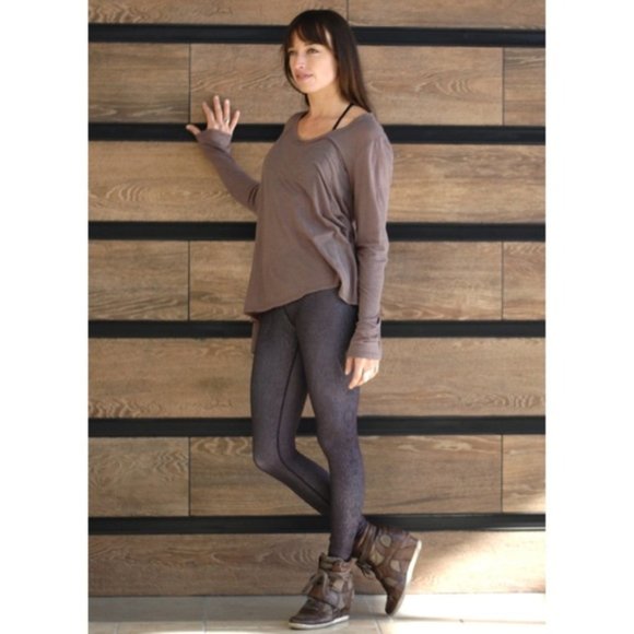 NIYAMA SOL Mocha Diamondback Leggings XS - Picture 1 of 3